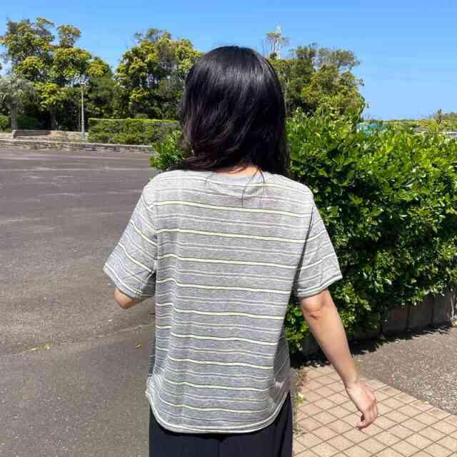 スラブボーダーTシャツ