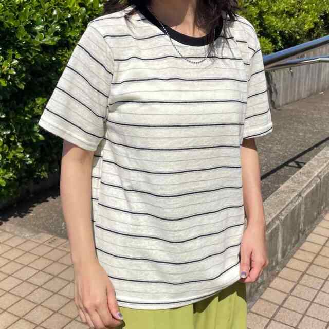 スラブボーダーTシャツ