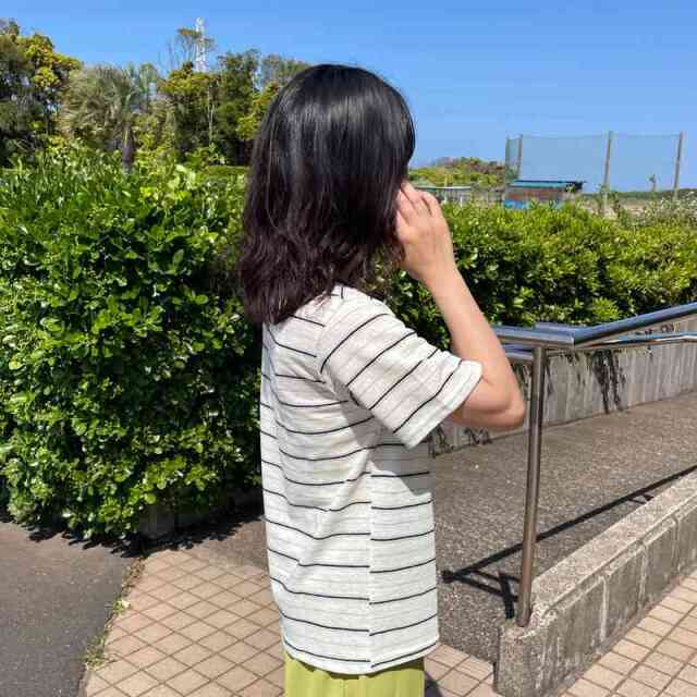 スラブボーダーTシャツ