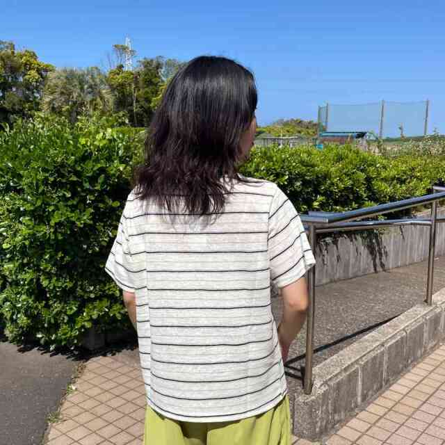スラブボーダーTシャツ