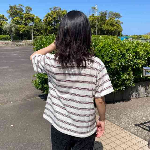 スラブボーダーTシャツ