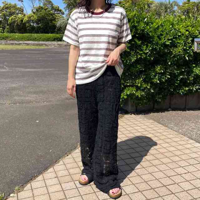 スラブボーダーTシャツ