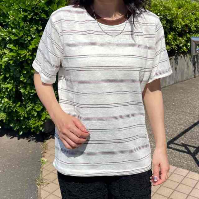 スラブボーダーTシャツ