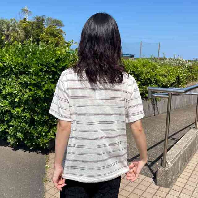 スラブボーダーTシャツ