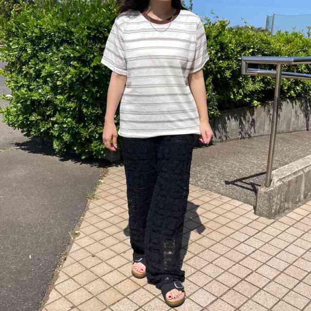 スラブボーダーTシャツ