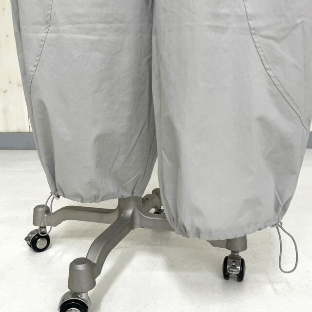 ナイロン風配色イージーパンツ