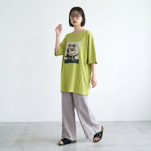 転写ネコBIGTシャツ