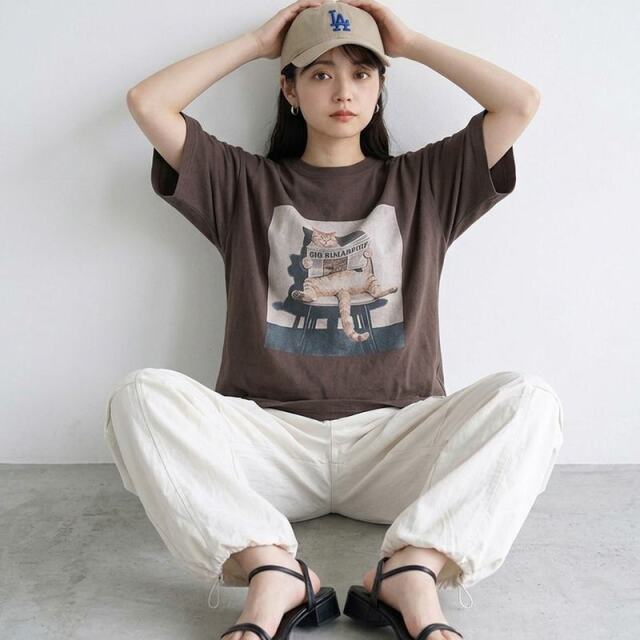 転写ネコBIGTシャツ