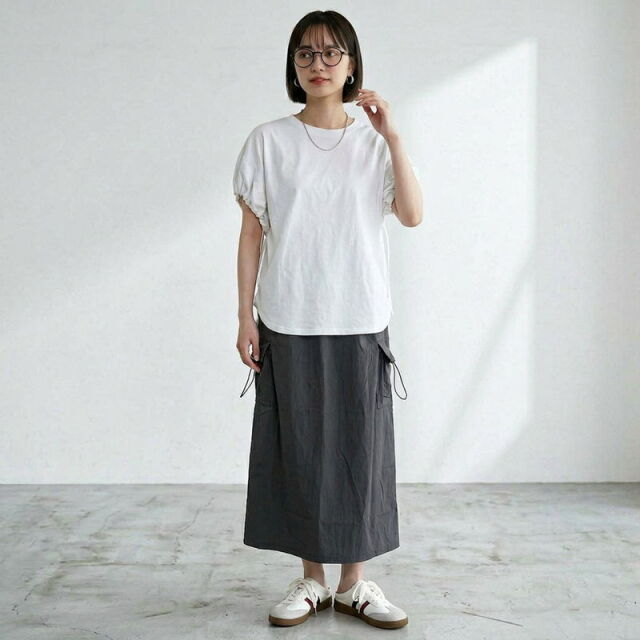 ストレッチカーゴスカート