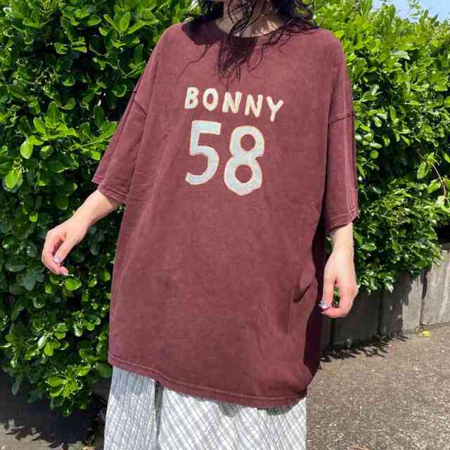 ピグメントナンバーロゴBIGTシャツ