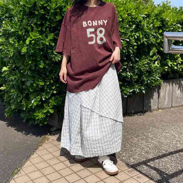 ピグメントナンバーロゴBIGTシャツ