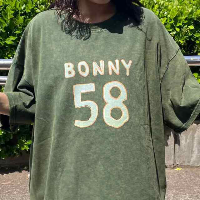 ピグメントナンバーロゴBIGTシャツ