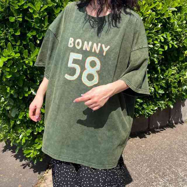ピグメントナンバーロゴBIGTシャツ