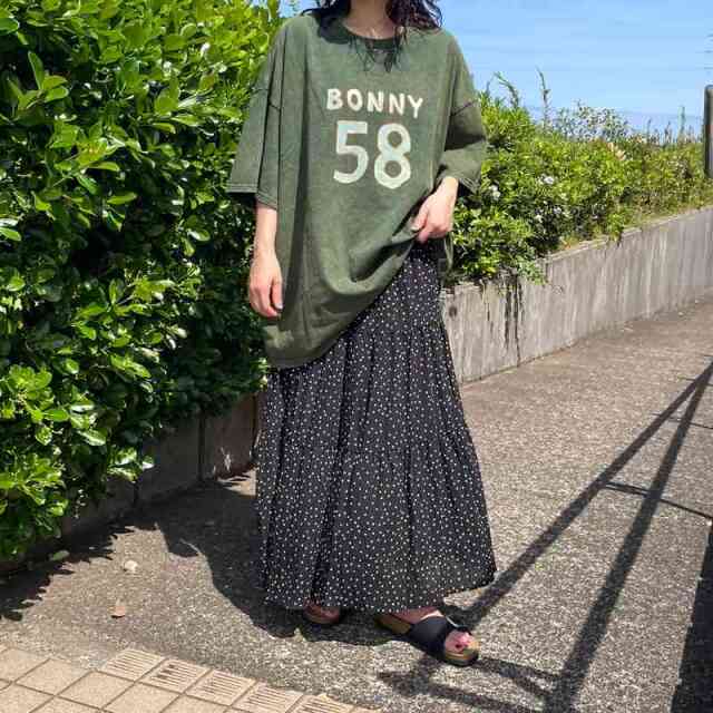 ピグメントナンバーロゴBIGTシャツ