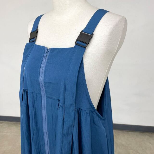 裾フリルZIPジャンパースカート