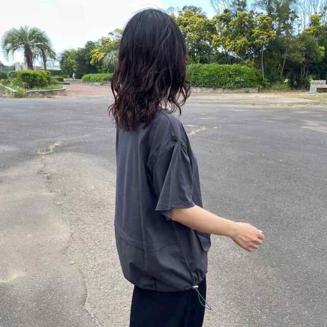 ポケットZIP切替プルオーバー