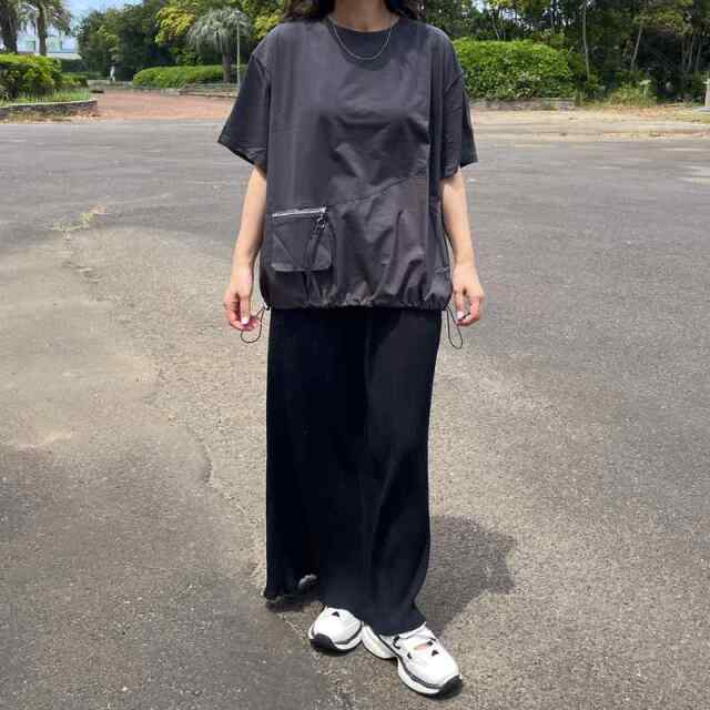 ポケットZIP切替プルオーバー