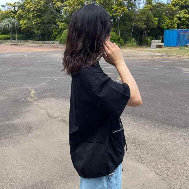 ポケットZIP切替プルオーバー