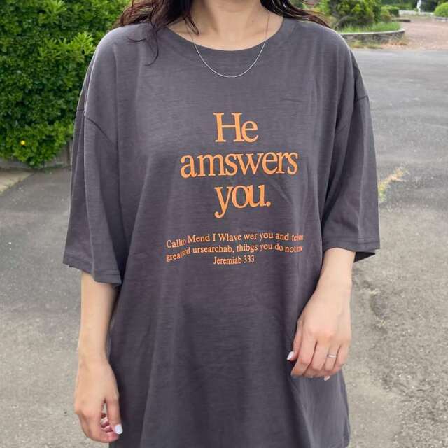スラブロゴTシャツ