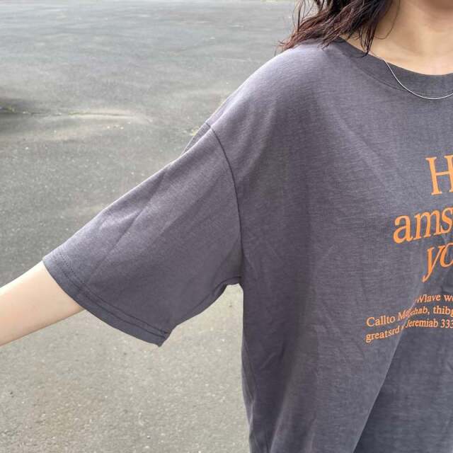 スラブロゴTシャツ