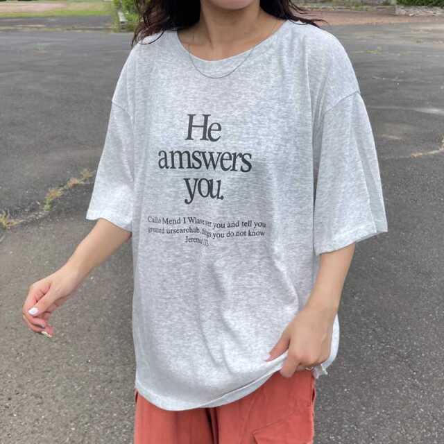 スラブロゴTシャツ