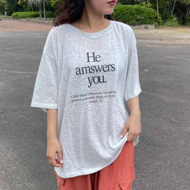 スラブロゴTシャツ