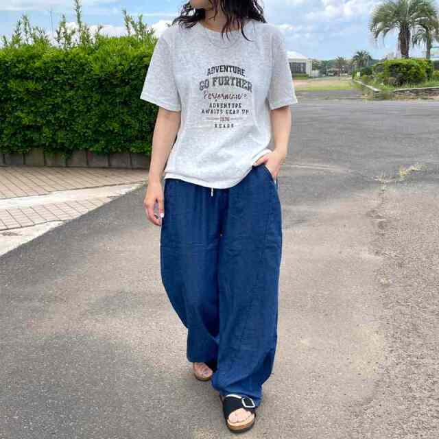 デニムイージーパンツ