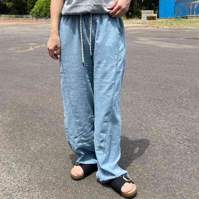 デニムイージーパンツ