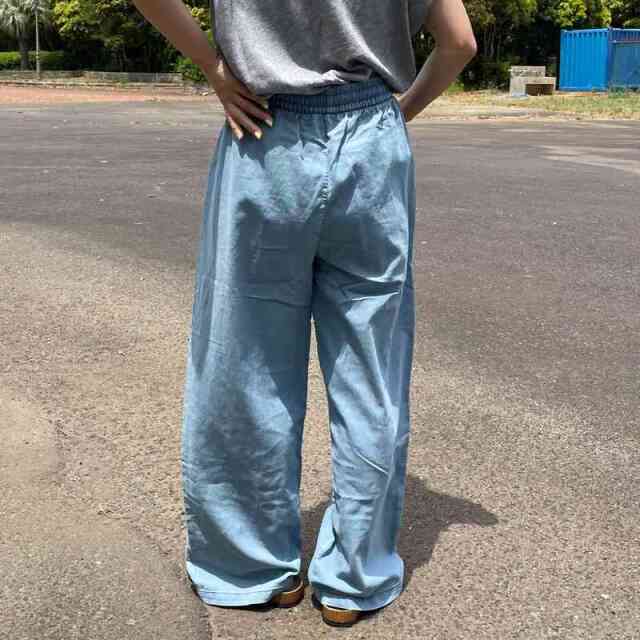 デニムイージーパンツ