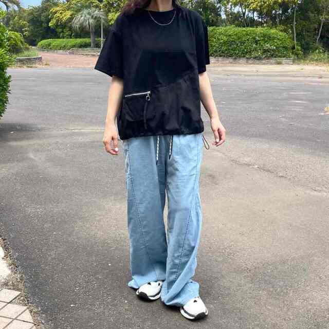 デニムイージーパンツ
