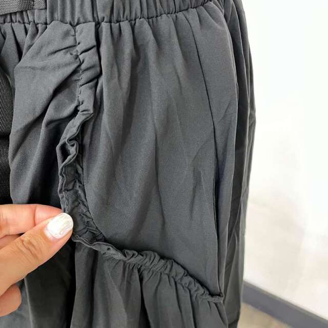 ナイロン風ベルトスカート