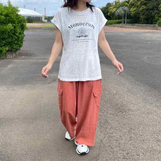 スラブフレンチスリーブTシャツ