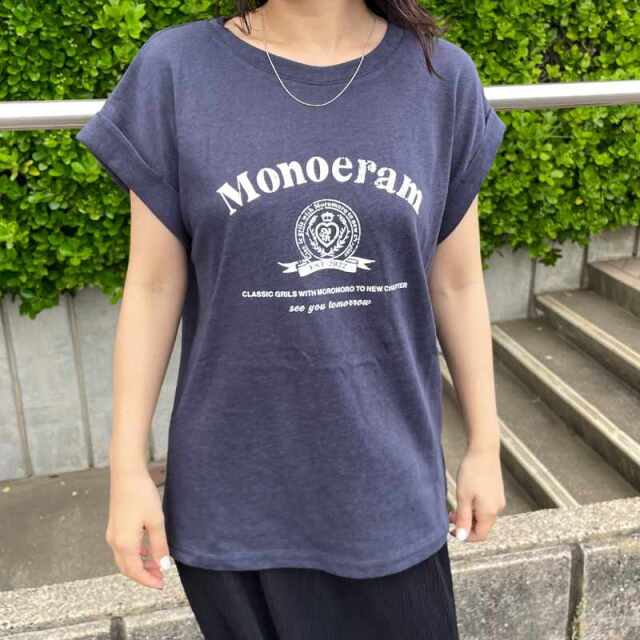 スラブフレンチスリーブTシャツ