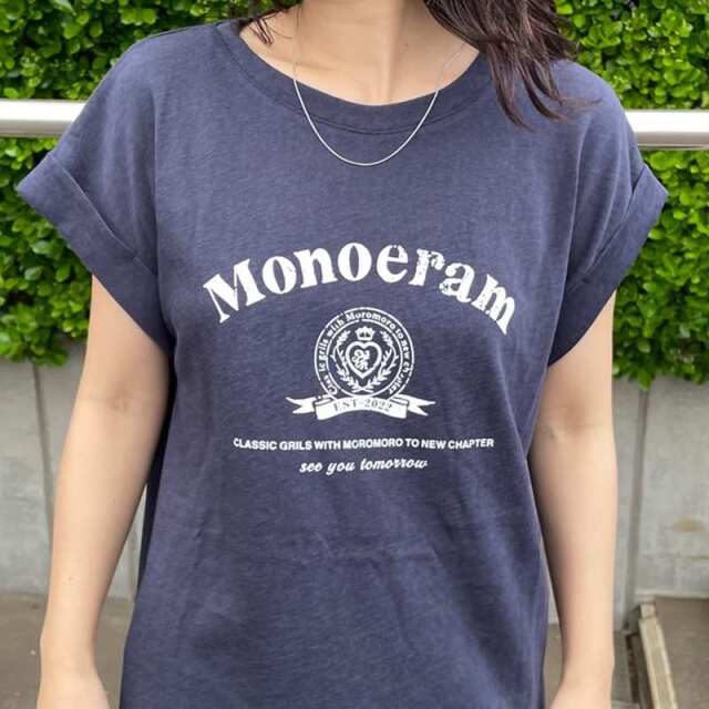 スラブフレンチスリーブTシャツ