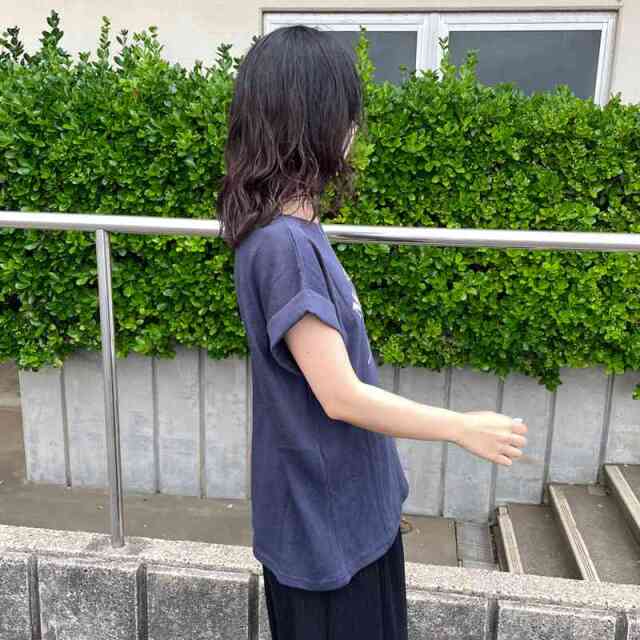 スラブフレンチスリーブTシャツ