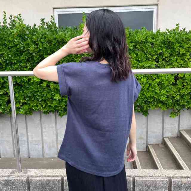 スラブフレンチスリーブTシャツ