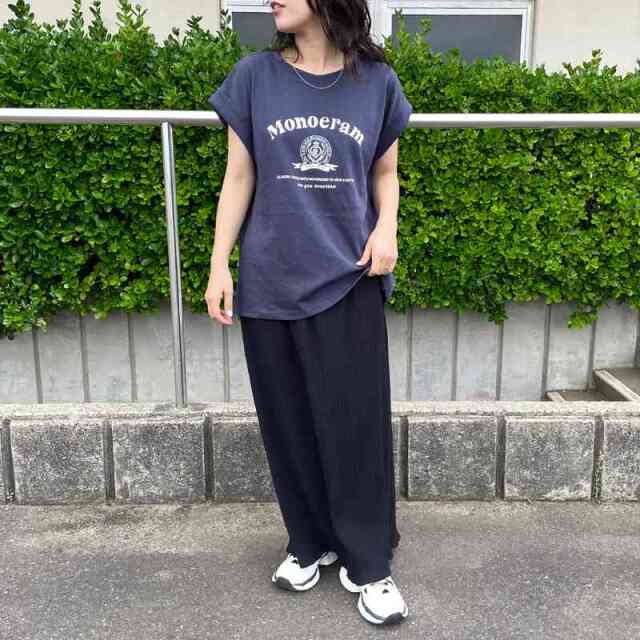 スラブフレンチスリーブTシャツ