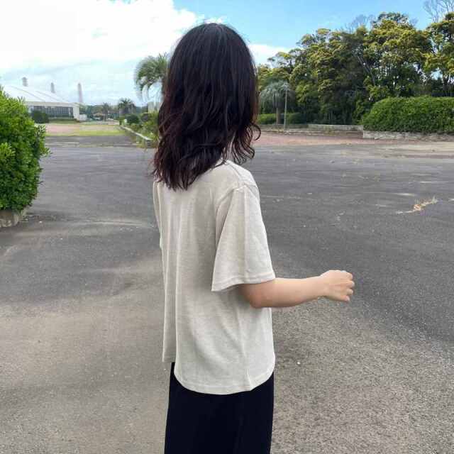 スラブプリントTシャツ