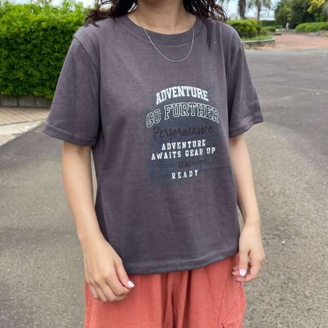 スラブプリントTシャツ