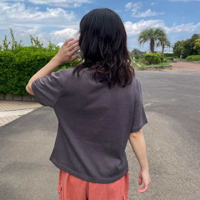スラブプリントTシャツ