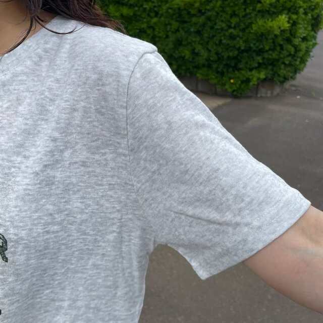 スラブプリントTシャツ