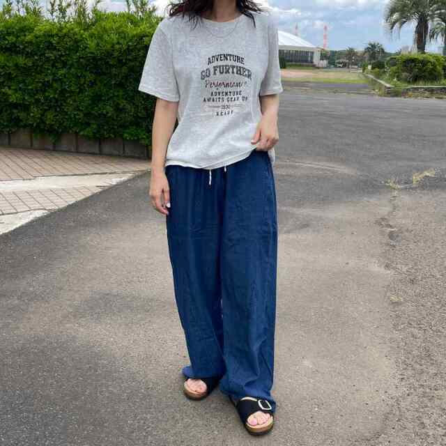スラブプリントTシャツ