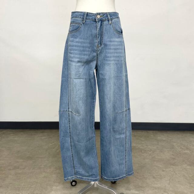 サマーデニムバレルパンツ
