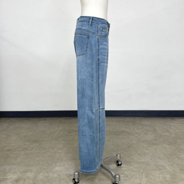 サマーデニムバレルパンツ