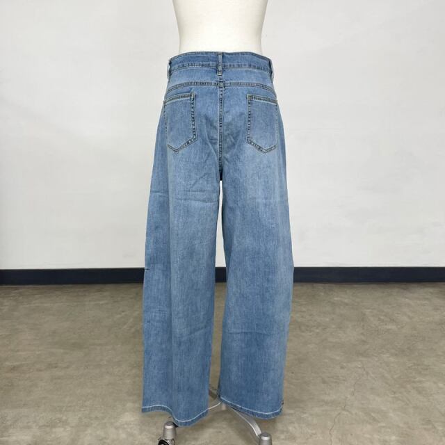 サマーデニムバレルパンツ