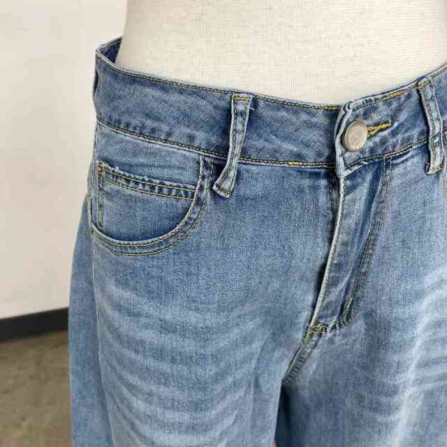 サマーデニムバレルパンツ