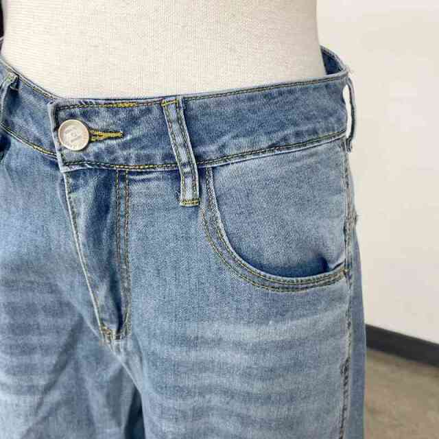 サマーデニムバレルパンツ