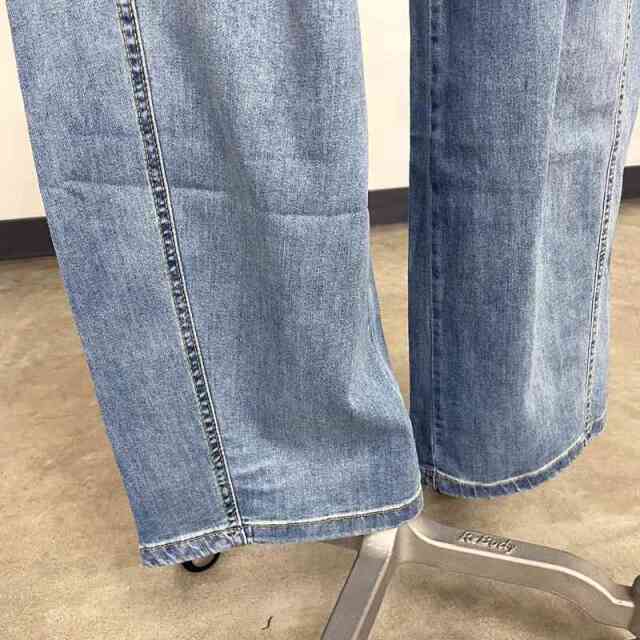 サマーデニムバレルパンツ