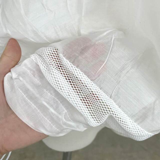 メッシュ切替シアーカーディガン