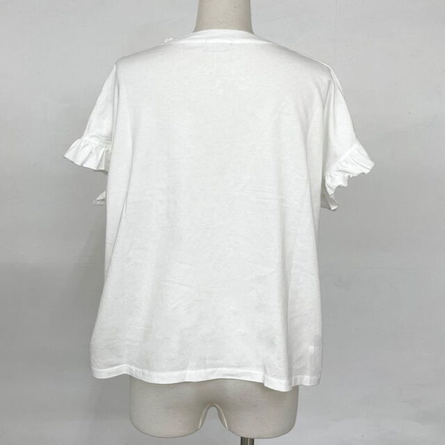 袖フリルカレッジプルオーバー